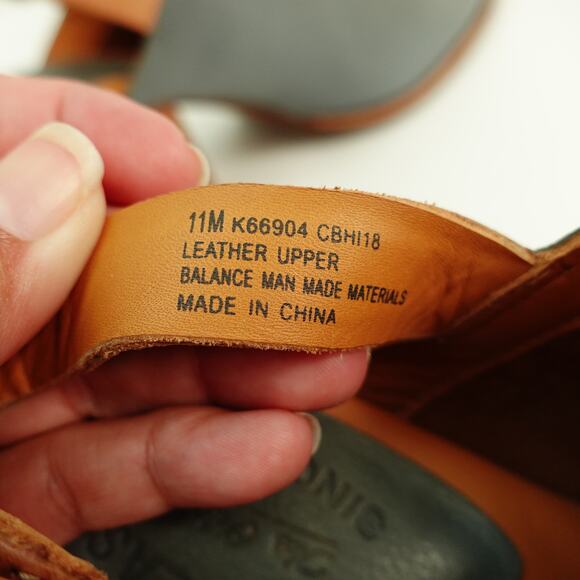 Kork-Ease Womens Rayleigh Slingback Heels Leather Clogs Slate Blue Size 11M - Picture 6 of 9